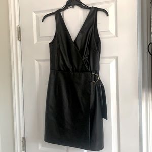 Leather dress